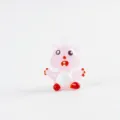 Pink glass cartoon animal figurine desktop ornament cute miniature glass craft decoration - Style 1