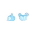 Blue Fox Head Glass Beads DIY Jewelry Making Loose Beads Charms Accessories for Bracelet - Blue Jade Fox