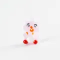 Cute pink glass cartoon animal figurine desktop ornament miniature craft decoration piece - Style Four