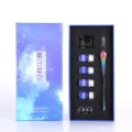 Starry sky gift box rainbow glass dip pen set with colored ink bottles for writing and art. - Rainbow 7-Piece Set