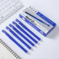 Μπλε στυλό gel 0.5mm σετ 12 τεμαχίων σε κουτί, ομαλή γραφή γραφική ύλη γραφείου σχολείου. - Μύτη Bullet 0.5mm / Συσκευασία 12 τεμαχίων / Μπλε