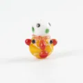 Handmade Glass Face Bead Multicolored Phoenician Style DIY Bracelet Jewelry Accessory - Orange