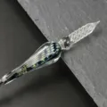 Crystal glass dip pen with spiral nib and shimmering galaxy body for writing and gift art. - Big Dipper Single Piece (Variable Colors)