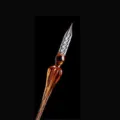 Stylo plume en verre ambré avec pointe cristal transparente, bel outil d'écriture et cadeau. - Style basique - Ambre