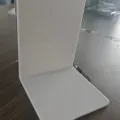 White L-shaped bookend desktop book organizer shelf divider bracket for office - New White L