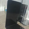 Clear and black acrylic bookends for desktop organization, L-shaped book holder stands. - 1 Piece/Pack / Black