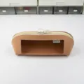 Astuccio per Matite in Pelle PU Rosa Morandi con Finestra Trasparente Molto Capiente - Rosa pelle