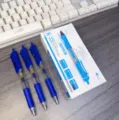 Αναδιπλούμενα στυλό gel K-35 0.5mm μπλε μελάνι γρήγορο στέγνωμα πακέτο 12 τεμαχίων - Κιτ Δώδεκα Τεμαχίων / Μπλε