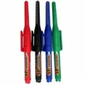 Long nib marker set, 45mm deep hole waterproof utility marking pen in assorted colors. - Extra Long Tip Marker Pen - Black (1 Piece)