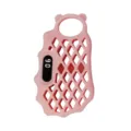 Anello di presa intelligente in silicone rosa con telecomando bluetooth per brevi video - Versione di Conteggio Normale / Rosa