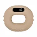 Rinforzatore per mani in silicone con contatore digitale, anello beige per fitness. - Cachi da 20 lb (modello con contatore)