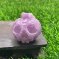 3.5cm Natural Crystal Quartz Pumpkin Skull Carving Healing Stone Halloween Decor - Phosphosiderite