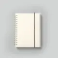 Carnet à spirale pointillé givré avec bande élastique noire, idéal bureau et études. - Style de Matrice de Points / B5 Grand