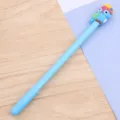 Blue cartoon owl gel pen cute animal design smooth writing black ink student stationery office supply - Crown Owl Pen in Blue