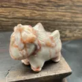 Natural semi-precious gemstone crystal carved winged unicorn figurine for home decor - Red Grid Stone
