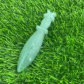 12cm Pugnale in Pietra Semi-Preziosa Naturale Simulata Coltello di Cristallo - Aventurina verde
