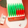 Kreativer pfefferförmiger Druckbleistift niedliches Schreibwaren Schulbüro Zubehör Werkzeug - Chili Druckbleistift / 0.7mm