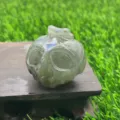 Natural gemstone crystal ghost pumpkin skull carving 3.5cm for Halloween home decor - Labradorite