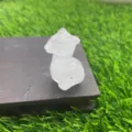 Natuurlijk kristal alpaca beeldje genezende steen schattige lama standbeeld 4cm - Bergkristal