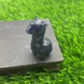 Natuurlijke Kristallen Alpaca Beeld Donkere Steen Lama Sculptuur Edelsteen Dier Statue 4cm - Blauwe Sodaliet