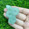 5cm serpent taille en pierre naturelle figurine cristal decors de pierres precieuses - Aventurine Verte / Blanc