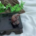 Handgemachte Naturstein Adler Kristall Skulptur 3cm Edelstein Vogel Figur Schreibtisch Deko - Sesamstein