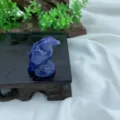 Blauer Kristall geschnitzter Adler Figur Edelstein Tierstatue 3cm Miniaturskulptur - Blauer Aventurin