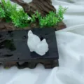 3cm natural crystal stone carved cat figurine gemstone cute kitty statue home decor - White Crystal / 3cm / White