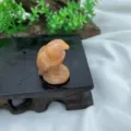 Naturstein Adler Figur 3cm Edelstein geschnitzt Kristall Adler Schreibtisch Deko Variante - Orangener Aventurin