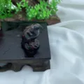 Handgeschnitzter Adler aus Naturstein 3cm Kristall vogel Figur Deko fuer Zuhause Tisch - Pflaumenblüten-Jade