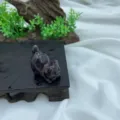 3cm natural stone carving cat figurine, healing crystal gemstone animal statue for home decor - Garnet / 3cm
