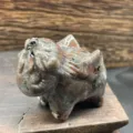 Crystal carved pokemon figurine gemstone animal statue 5cm natural quartz crystal decor - Flame