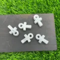 Colgante de cristal Ankh turquesa blanca 3cm dijes de cruz de gema lote de 5 - Turquesa Blanca