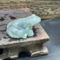 Figurine de grenouille en cristal naturel sculptée 4cm mignon animal en pierre déco - Labradorite