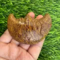 7cm cristallo faccia di luna pietra curativa mezzaluna intagliata decorazione casa - Giada Seta Oro