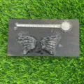 DIY natural gemstone crystal wings set 10cm, single 5cm carved wing jewelry accessory - Sesame Stone