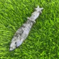 Pugnale in cristallo di pietra semi-preziosa naturale, variante coltello intagliato 12cm. - Larvikite