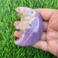 7cm cristallo luna viso gemma naturale scultura pietra guarigione decoro oggetto. - Fosfosiderite