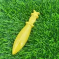 12cm pietra semi-preziosa naturale simulazione pugnale cristallo intaglio bacchetta - Quarzo Dorato