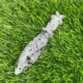 Pugnale in cristallo di pietra semi-preziosa naturale da 12 cm per decorazione top - Kiwi
