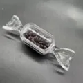 Kristall Schotter Süßigkeiten Glasflasche Geschenk Amethyst Quarz Edelstein kleine Dekoration SKU - Granat