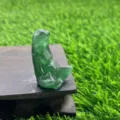 1.5 inch natural green crystal gemstone Mother Gaia goddess figurine crystal carving - Green Strawberry Quartz