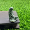 Statuette de Gaia MERE Terre en Pierre Semi-Precieuse Naturelle de 1.5 Pouce - Jaspe à Points Verts