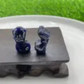 Pierre naturelle torse feminin sculpture en cristal miniature decoration interieure 30mm - Sodalite Bleue