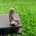 1.5 Pouces Pierre Semi Précieuse Naturelle Mère Terre Gaïa Figurine Décoration De Cristal - Jade Rouge Indien