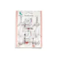 Set di spille magnetiche per hijab e sciarpe, clip di chiusura per spille forti 8pz - Bianco