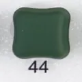 Square magnetic hijab pin variant 44, dark green color, secure fastener for headscarf accessories. - 44#