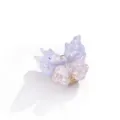 Shiny purple butterfly button cover, elegant acrylic shirt accessory for DIY craft. - 12#