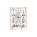 Set di clip magnetiche per hijab forte magnete fibbia per sciarpa accessori moda 8pz - Grigio