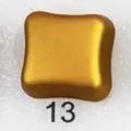 Square Gold Magnetic Hijab Pin Fashion Muslim Scarf Accessory Variant Color Display Item - 13#